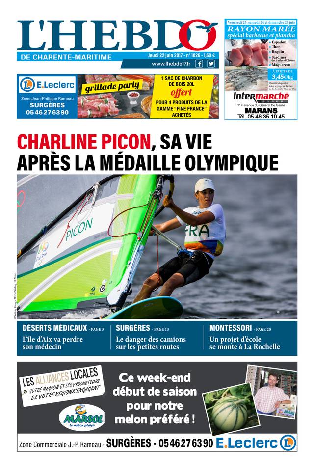 L'Hebdo de Charente-Maritime 22 juin 2017 L'Hebdo de Charente-Maritime du 22 juin 2017