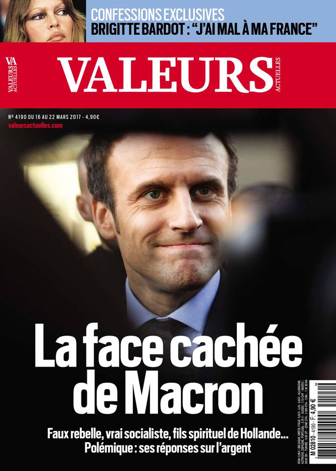 Valeurs actuelles 16 mars 2017 Valeurs actuelles N°4190 du 16 mars 2017 à télécharger sur iPad