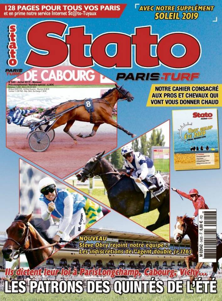 Stato Turf Magazine 01 juillet 2019 Abonnement Stato Turf Mag Pas Cher avec le BOUQUET ePresse.fr