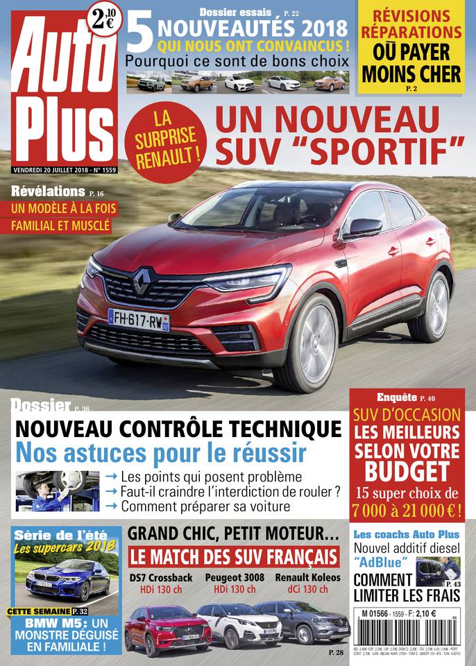 Auto Plus 20 juillet 2018 Abonnement Auto Plus Pas Cher avec le BOUQUET ePresse.fr