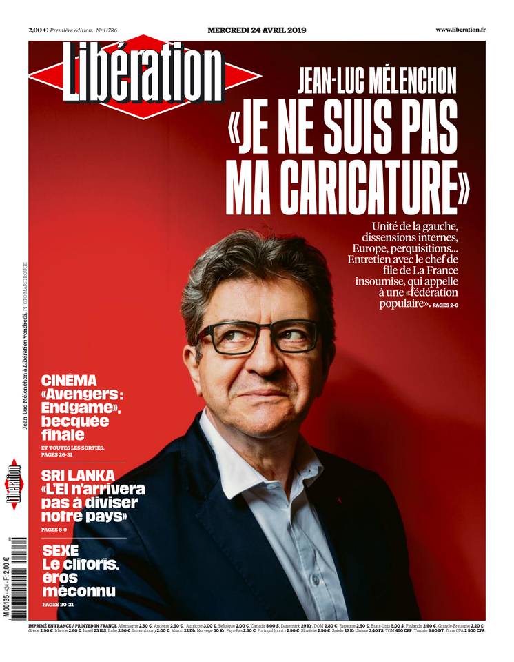 Libération 24 avril 2019 Libération du 24 avril 2019 à télécharger sur iPad