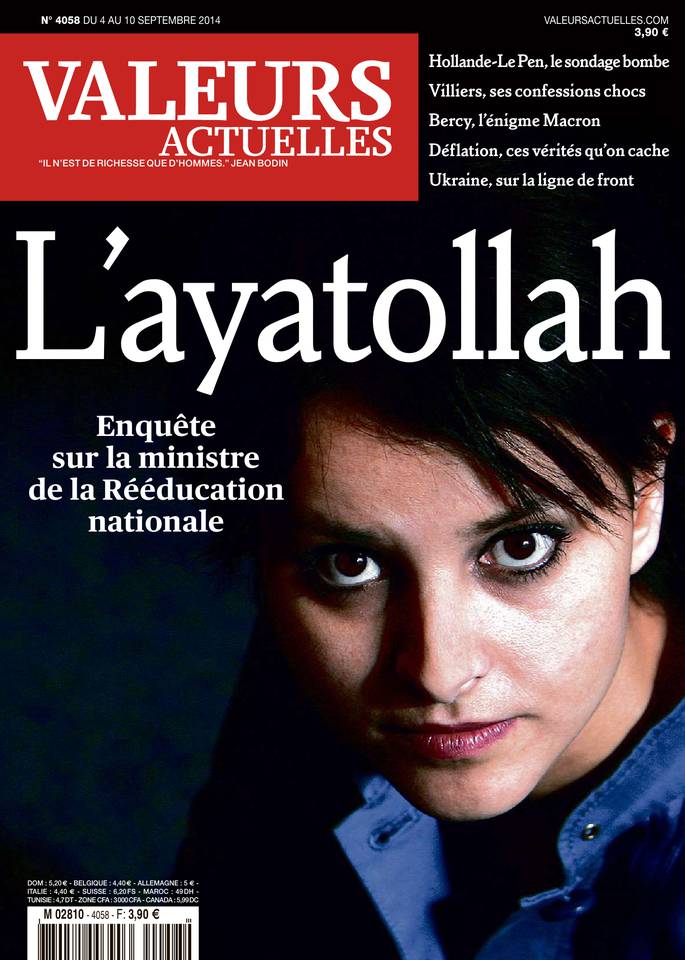 Valeurs actuelles 04 septembre 2014 Valeurs actuelles N°4058 du 04 septembre 2014 à télécharger sur iPad