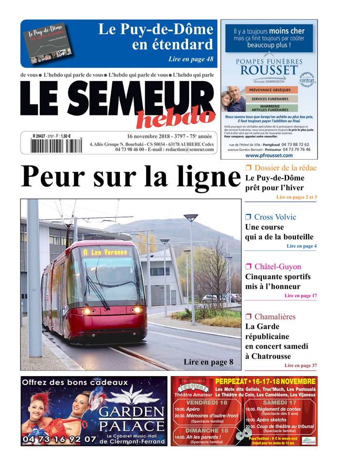Le Semeur Hebdo 16 novembre 2018 Le Semeur Hebdo