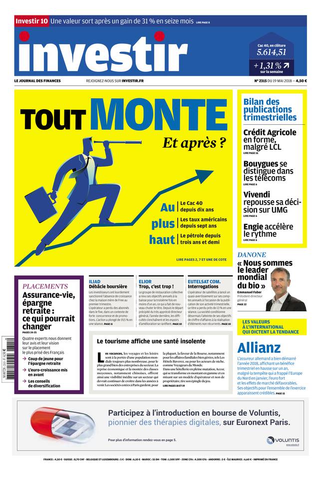 Investir 19 mai 2018 Abonnement Investir Pas Cher avec le BOUQUET ePresse.fr