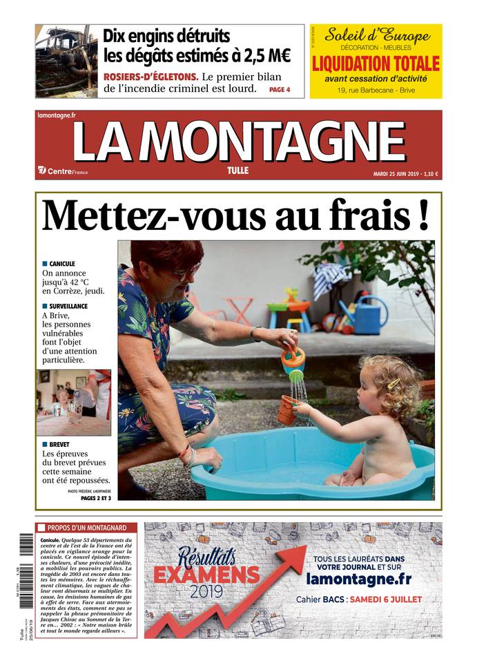 La Montagne 25 juin 2019 Abonnement La Montagne Pas Cher avec le BOUQUET INFO ePresse.fr