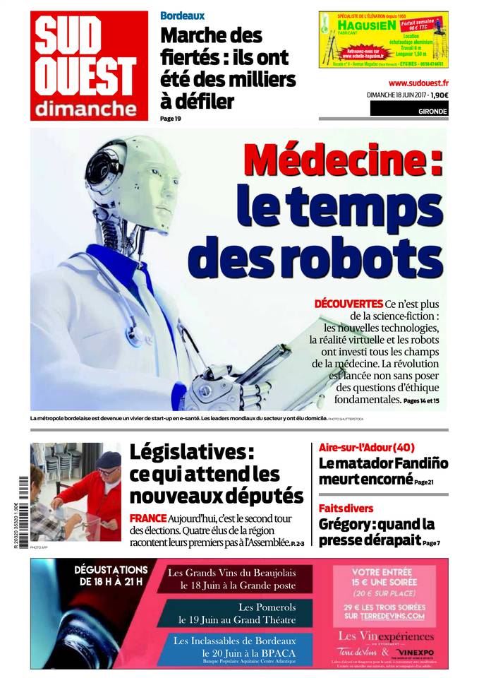 Sud Ouest Dimanche 18 juin 2017 Sud Ouest Dimanche du 18 juin 2017 à télécharger sur iPad
