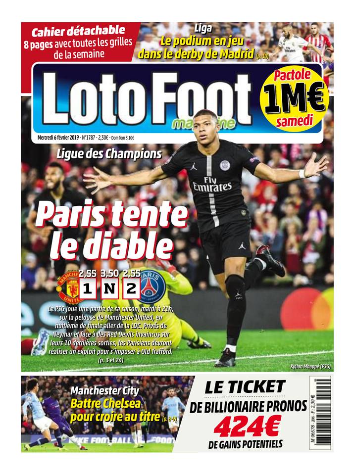Loto Foot Magazine 06 février 2019 Loto Foot Magazine du 06 février 2019 à télécharger sur iPad