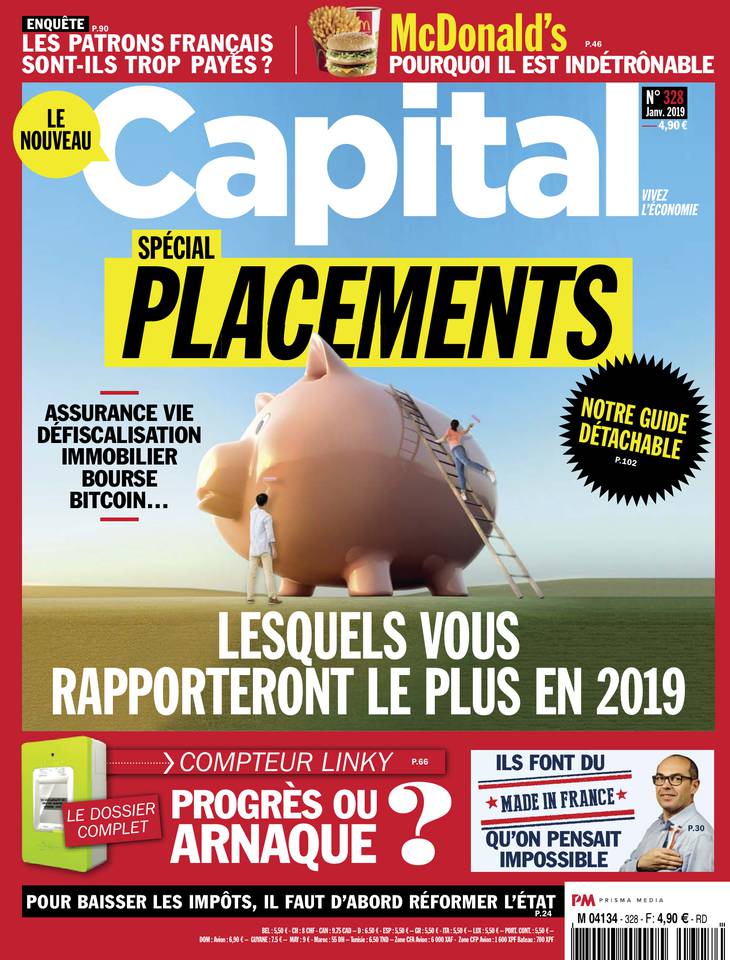 Capital 20 décembre 2018 Abonnement à Capital Pas Cher avec le BOUQUET ÉCONOMIE ePresse.fr