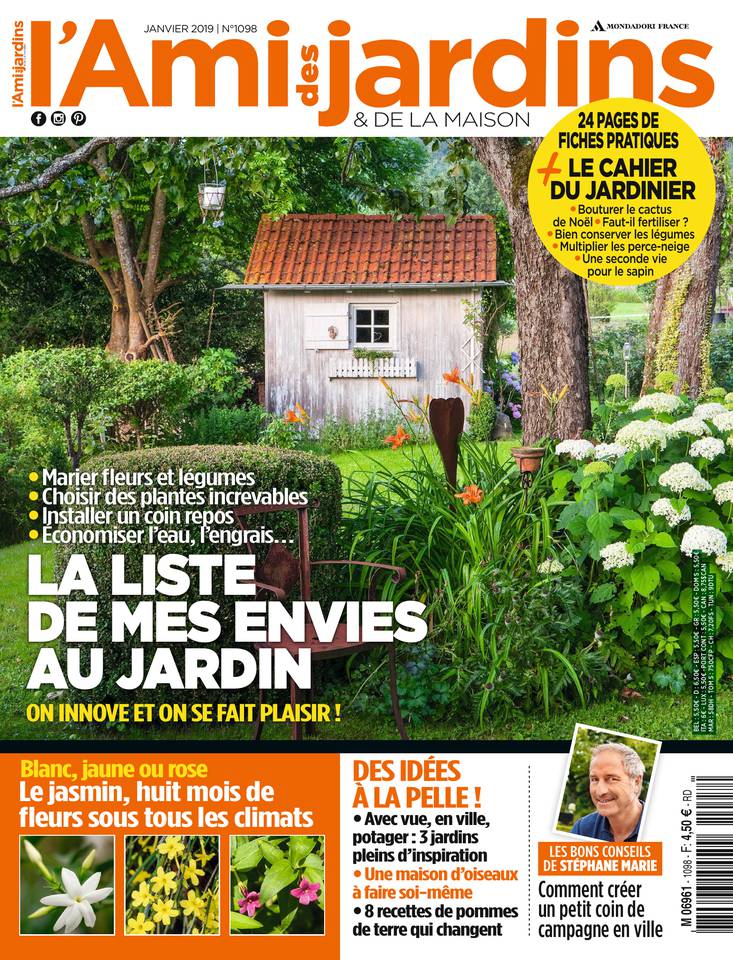 L'Ami des Jardins 27 décembre 2018 Abonnement L'Ami des Jardins Pas Cher avec le BOUQUET ePresse.fr