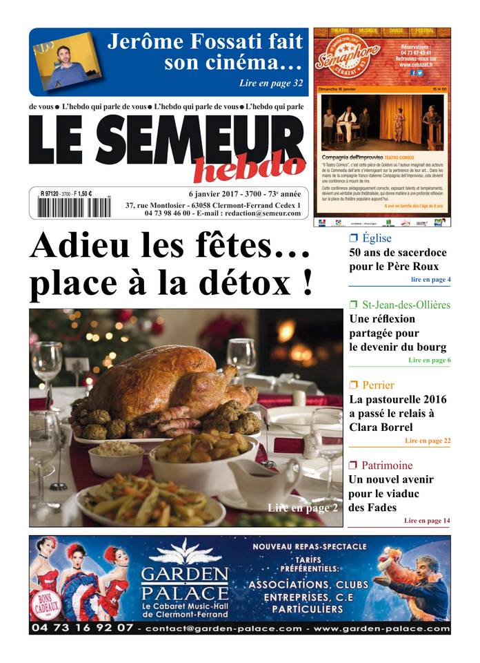 Le Semeur Hebdo 06 janvier 2017 Le Semeur Hebdo du 06 janvier 2017 à télécharger sur iPad