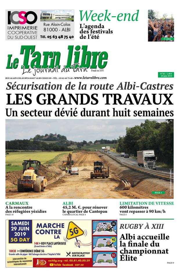 Le Tarn libre 28 juin 2019 Le Tarn libre du 28 juin 2019