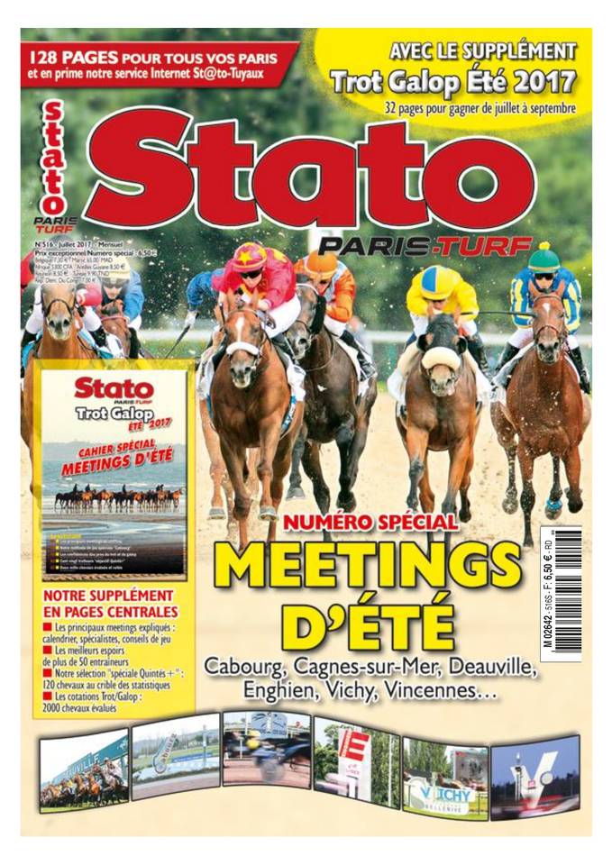 Stato Turf Magazine 01 juillet 2017 Abonnement Stato Turf Mag Pas Cher avec le BOUQUET ePresse.fr