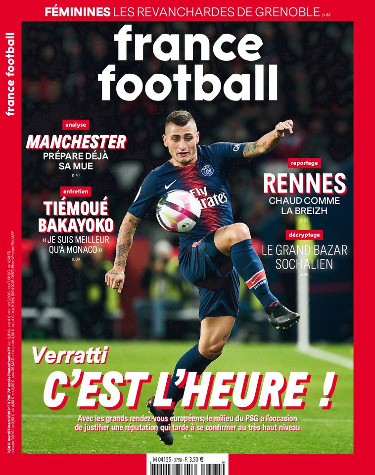 France Football 05 mars 2019 France Football du 05 mars 2019 à télécharger sur iPad