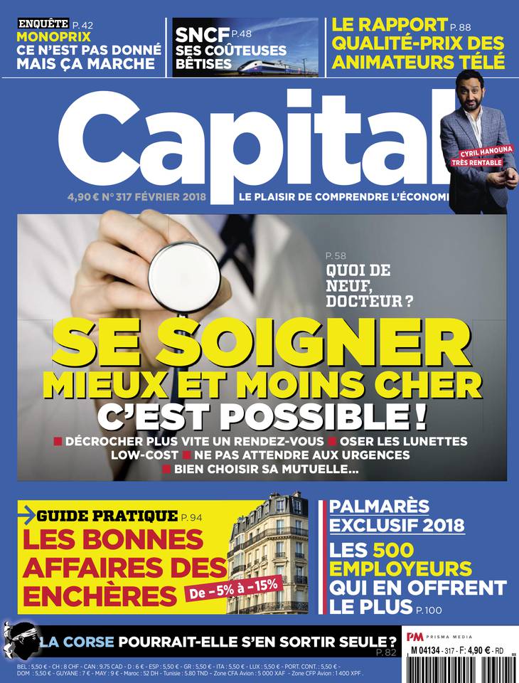Capital 25 janvier 2018 Capital N°317 du 25 janvier 2018 à télécharger sur iPad