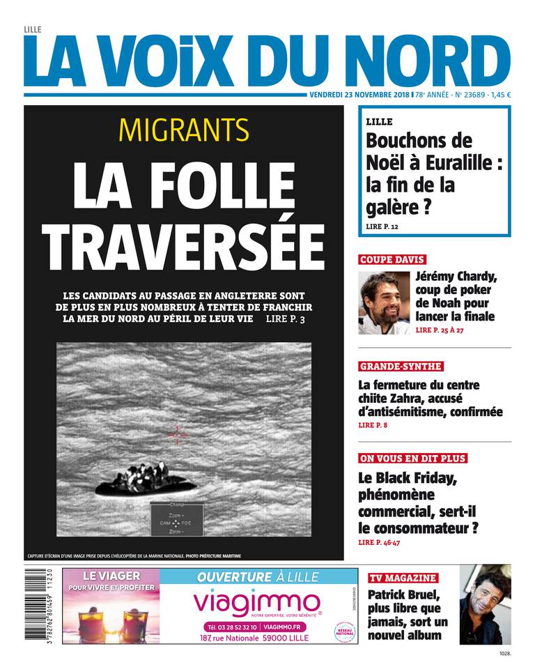 La Voix du Nord 23 novembre 2018 La Voix du Nord du 23 novembre 2018 à télécharger sur iPad