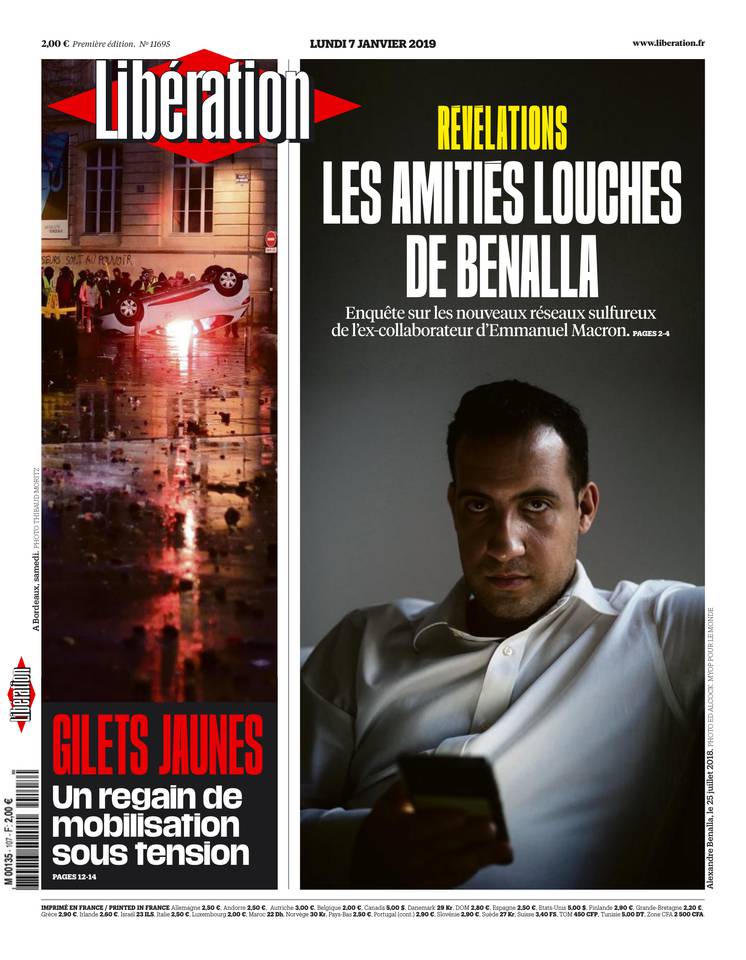 Libération 07 janvier 2019 Libération du 07 janvier 2019 à télécharger sur iPad