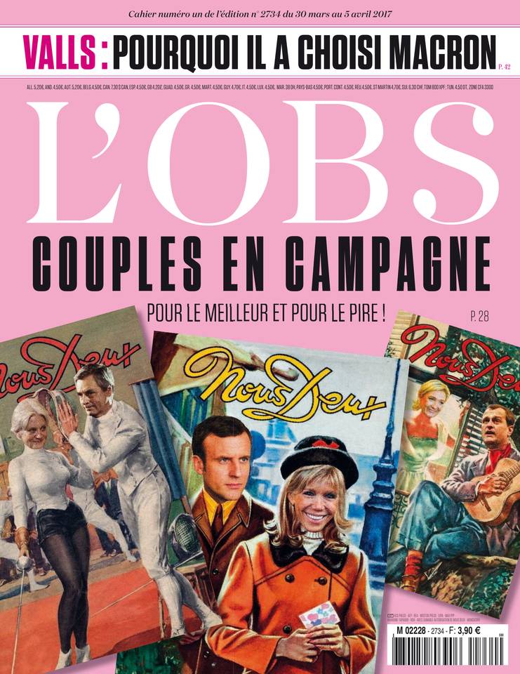 L'Obs 30 mars 2017 L'Obs N°2734 du 30 mars 2017 à télécharger sur iPad