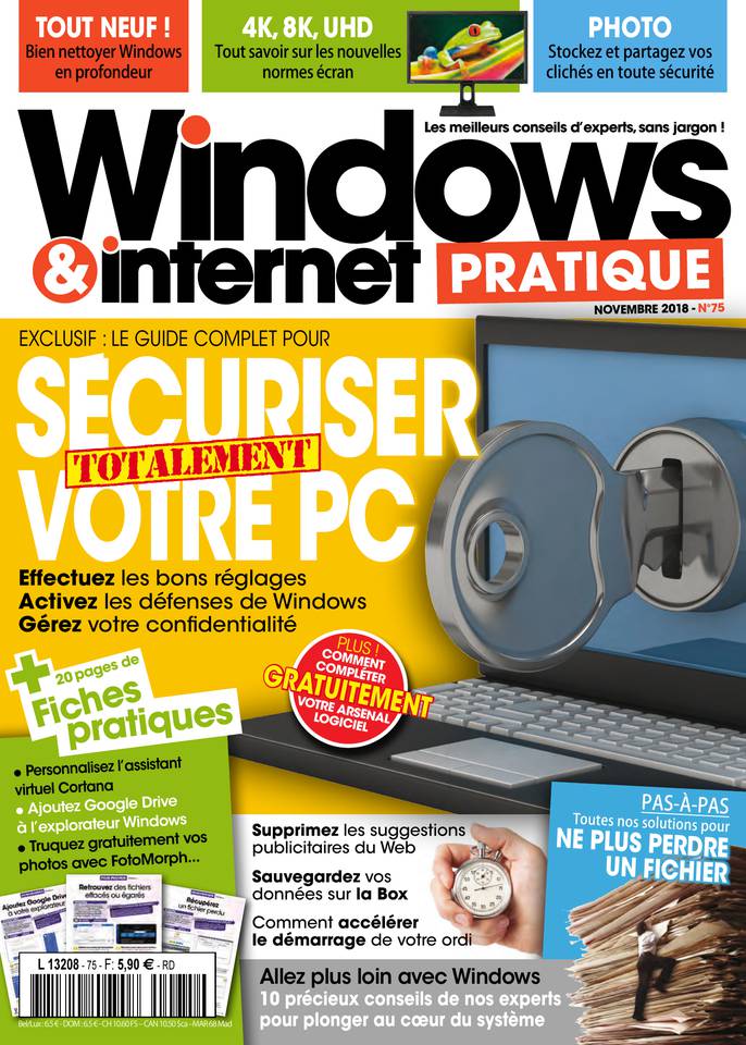 Windows & Internet Pratique 19 octobre 2018 Abonnement Windows & Internet Pratique avec le BOUQUET ePresse.fr