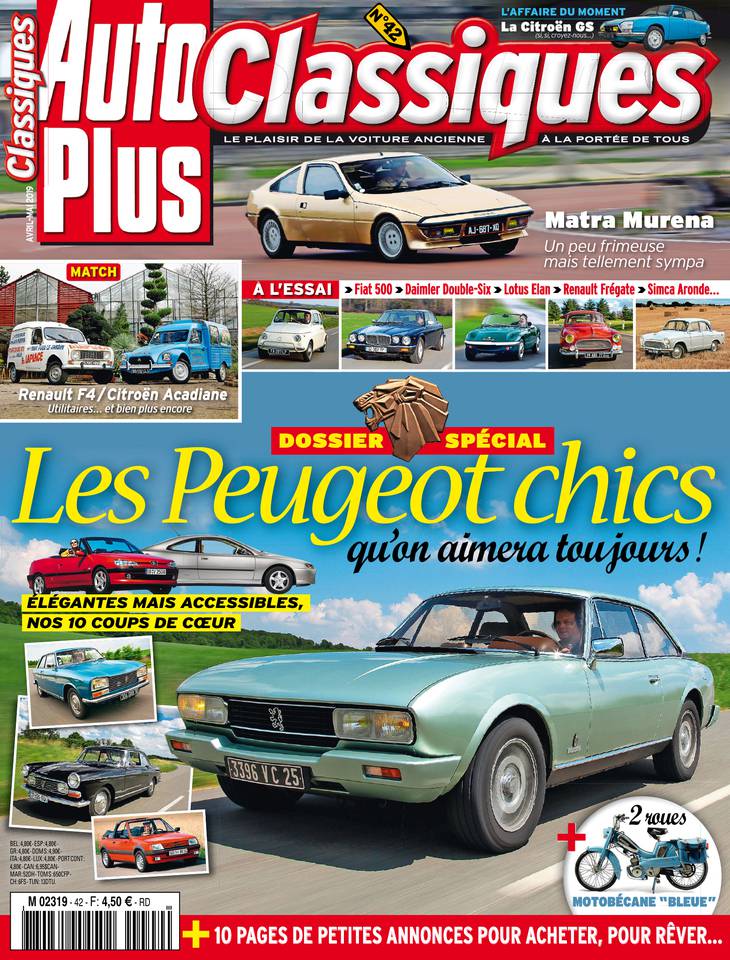 Auto Plus Classiques 04 avril 2019 Abonnement Auto Plus Classiques Pas Cher avec le BOUQUET ePresse.fr