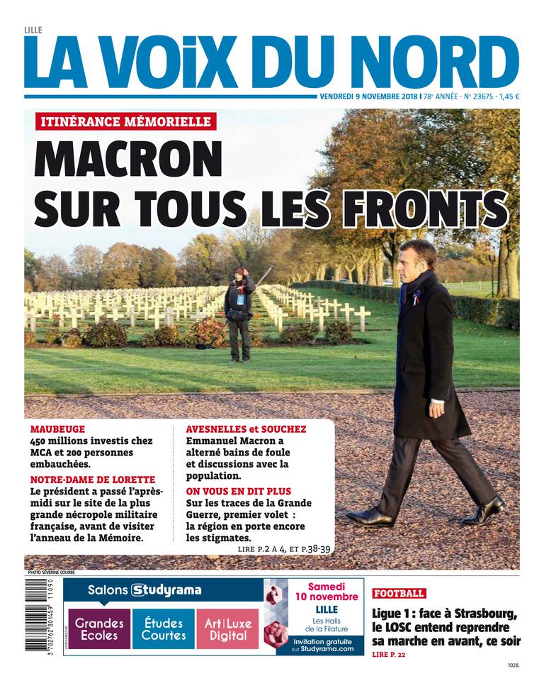 La Voix du Nord 09 novembre 2018 La Voix du Nord du 09 novembre 2018 à télécharger sur iPad