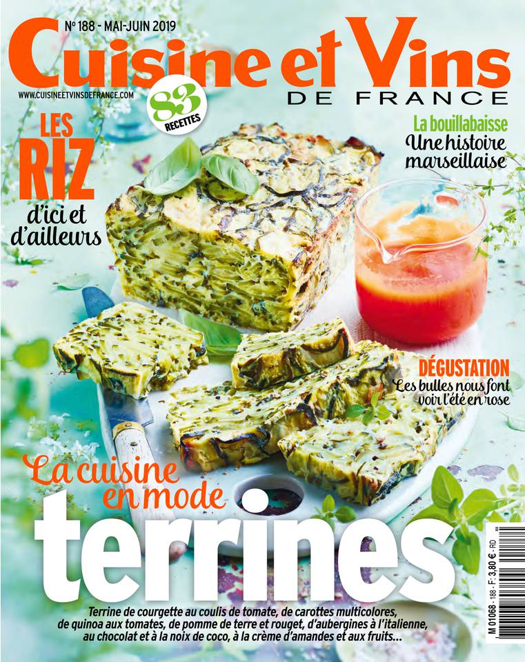 Cuisine et Vins de France 02 mai 2019 Abonnement Cuisine et Vins de France Pas Cher BOUQUET ePresse.fr