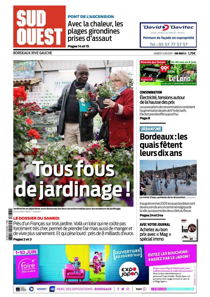 Journal Sud Ouest Aujourd Hui