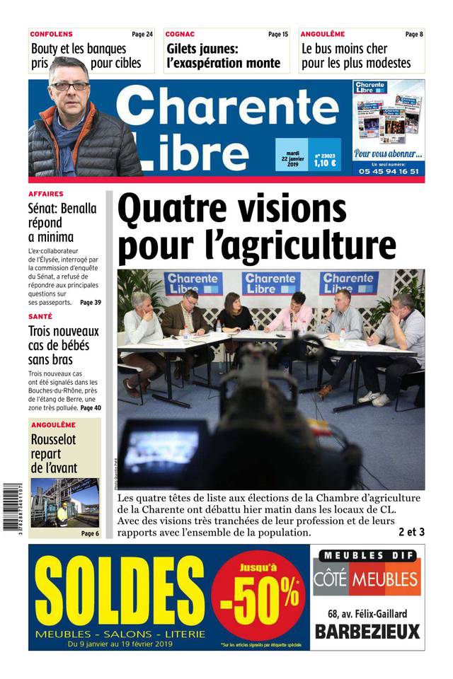 Charente Libre 22 janvier 2019 Abonnement Charente Libre Pas Cher avec BOUQUET INFO ePresse.fr
