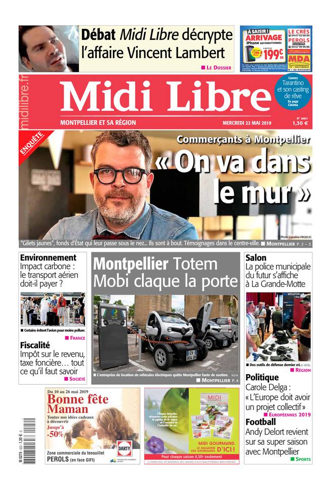 Midi Libre 22 mai 2019 Abonnement à Midi Libre Pas Cher avec le BOUQUET INFO ePresse.fr