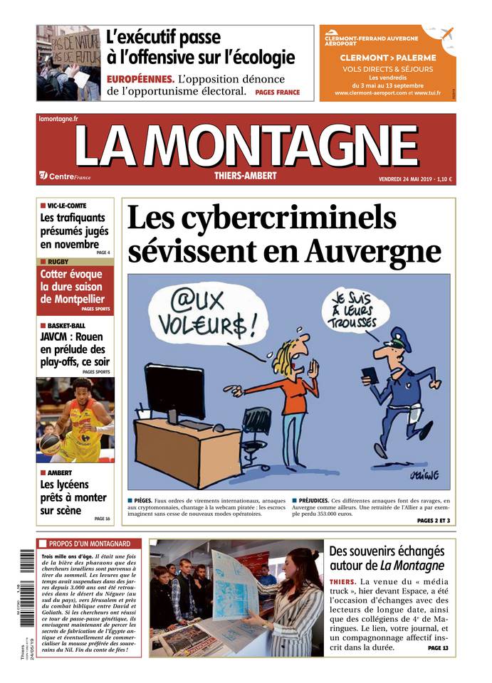 La Montagne 24 mai 2019 Abonnement La Montagne Pas Cher avec le BOUQUET INFO ePresse.fr