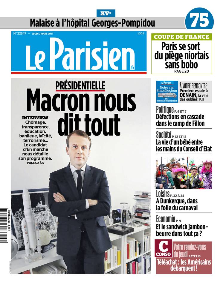 Le Parisien 02 mars 2017 Le Parisien du 02 mars 2017 à télécharger sur iPad