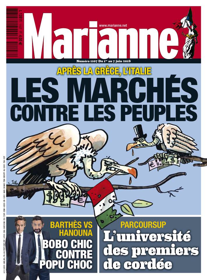 Marianne 01 juin 2018 Marianne N°1107 du 01 juin 2018 à télécharger sur iPad