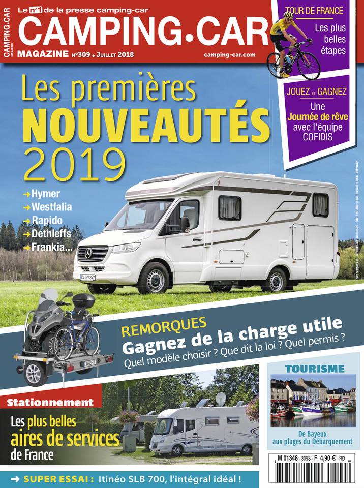 Camping-car Magazine 08 juin 2018 Abonnement Camping-car Magazine Pas Cher avec le BOUQUET ePresse.fr