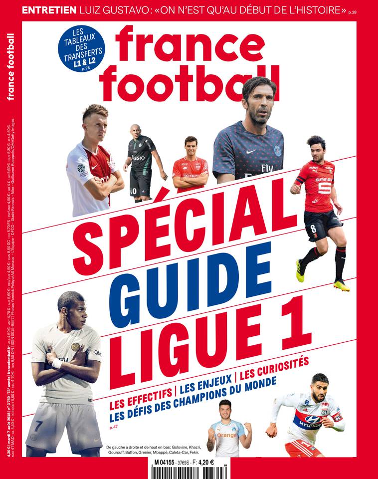 France Football 07 août 2018 France Football du 07 août 2018 à télécharger sur iPad
