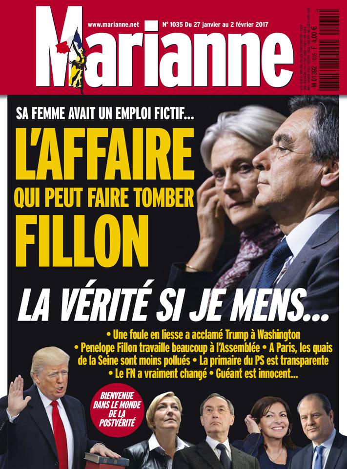 Marianne 27 janvier 2017 Marianne N°1035 du 27 janvier 2017 à télécharger sur iPad