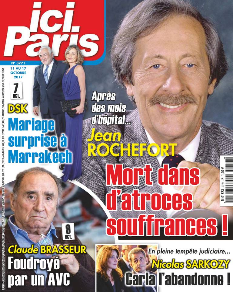Ici Paris 11 octobre 2017 Abonnement Ici Paris Pas Cher avec le BOUQUET ePresse.fr