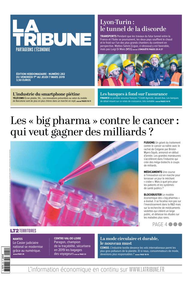 La Tribune Hebdomadaire 01 mars 2019 La Tribune Hebdomadaire du 01 mars 2019 à télécharger sur iPad