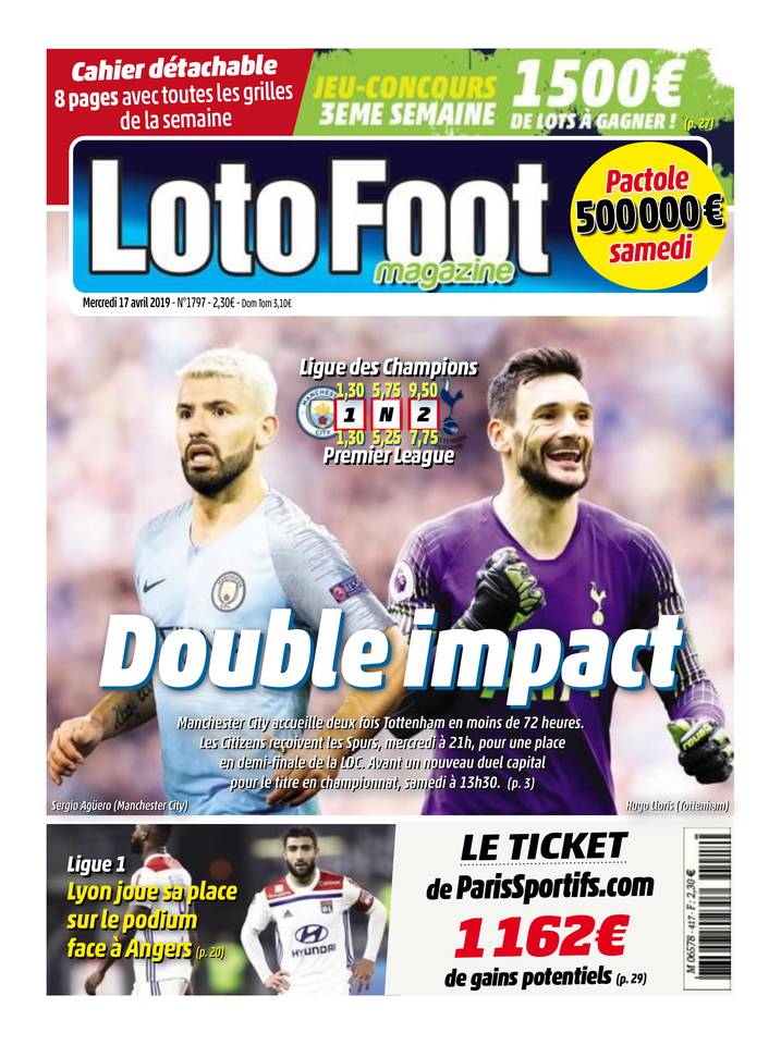 Loto Foot Magazine 17 avril 2019 Loto Foot Magazine du 17 avril 2019 à télécharger sur iPad