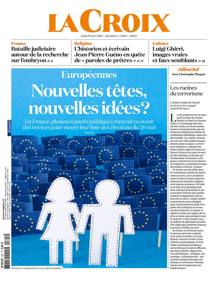 La Croix 25 mars 2019 La Croix du 25 mars 2019 à télécharger sur iPad