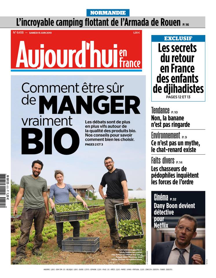 Aujourd'hui en France 15 juin 2019 Aujourd'hui en France du 15 juin 2019 à télécharger sur iPad