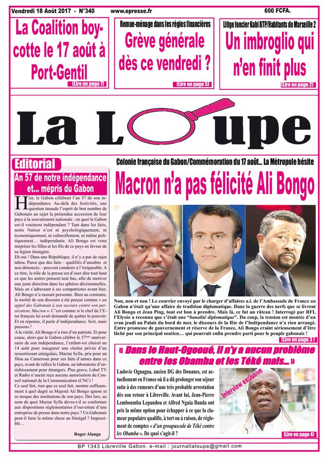 La Loupe 18 août 2017 Abonnement La Loupe Pas Cher avec le BOUQUET ePresse.fr