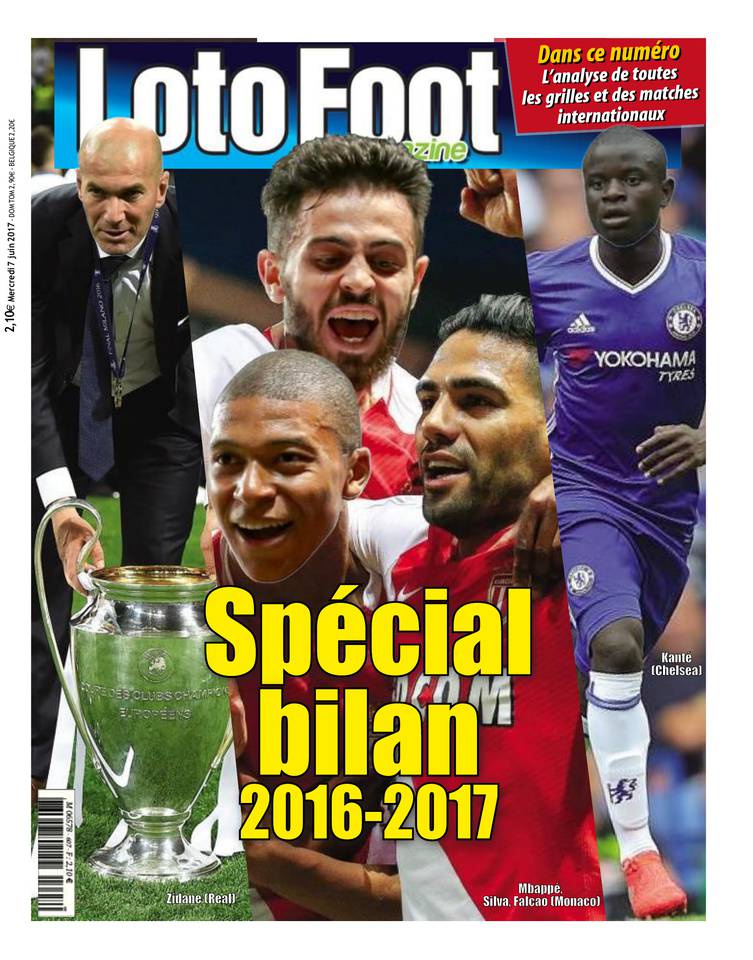 Loto Foot Magazine 07 juin 2017 Abonnement Loto Foot Mag Pas Cher avec le BOUQUET ePresse.fr
