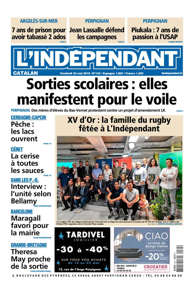 L'Indépendant 24 mai 2019 Abonnement L’Indépendant Pas Cher avec BOUQUET INFO ePresse.fr