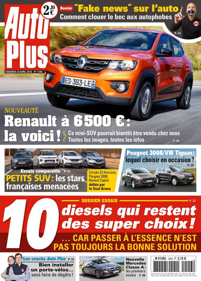 Auto Plus 20 avril 2018 Abonnement Auto Plus Pas Cher avec le BOUQUET ePresse.fr