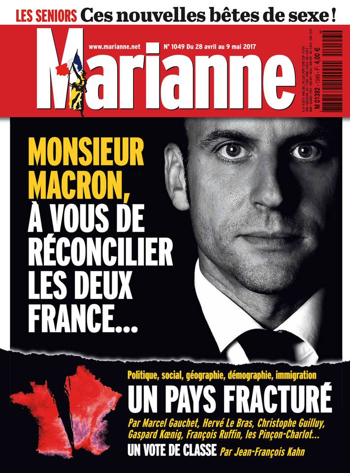Marianne 28 avril 2017 Marianne N°1049 du 28 avril 2017 à télécharger sur iPad