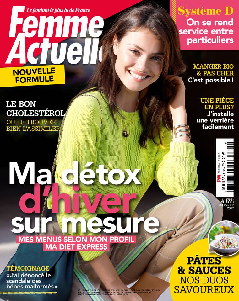 Femme Actuelle 18 février 2019 Abonnement à Femme Actuelle Pas Cher avec le BOUQUET ePresse.fr