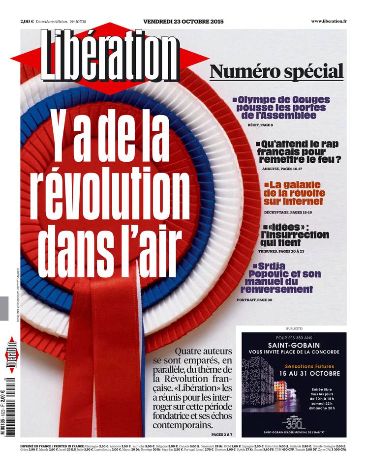 Libération 23 octobre 2015 Libération du 23 octobre 2015 à télécharger sur iPad