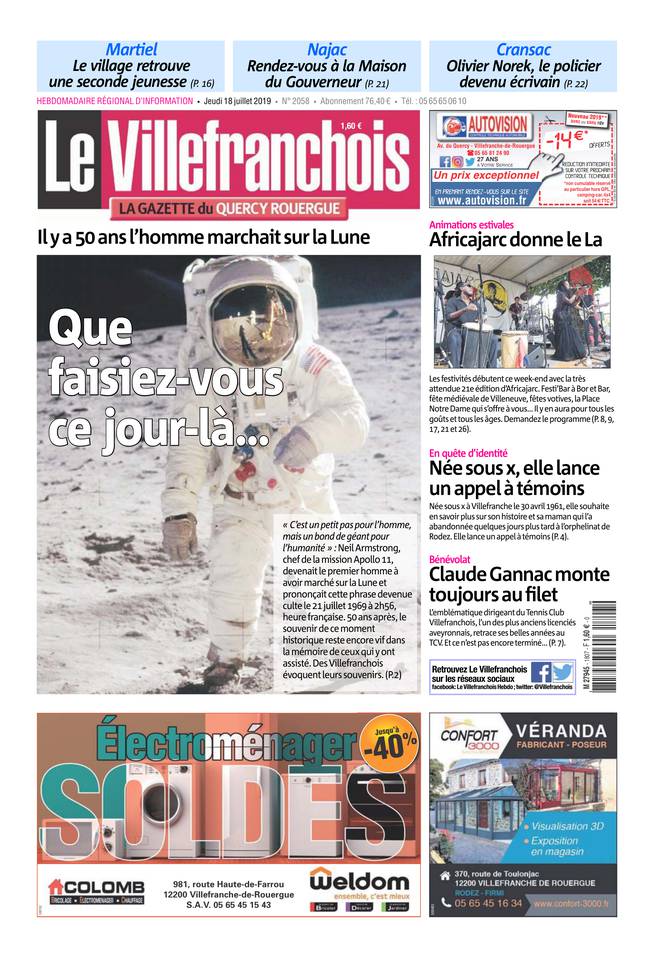 Le Villefranchois 18 juillet 2019 Le Villefranchois du 18 juillet 2019