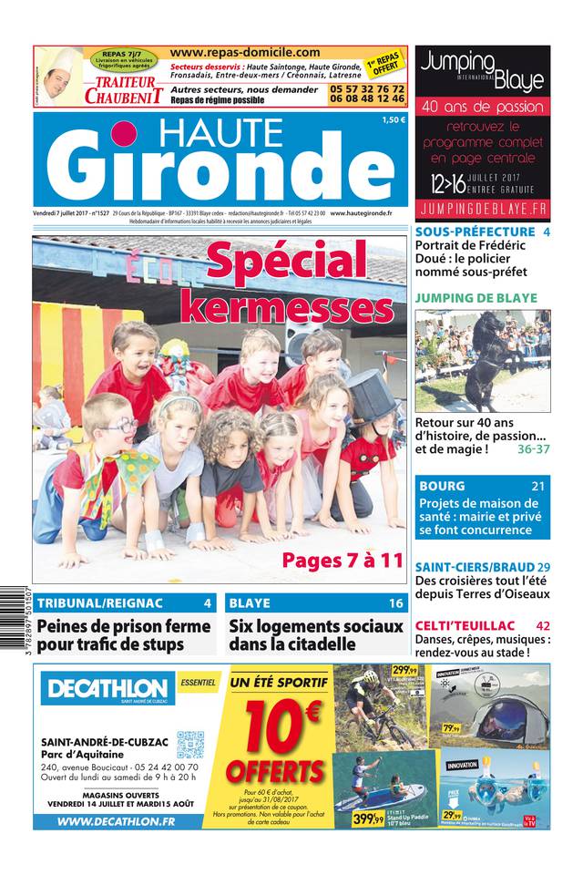 Haute Gironde 07 juillet 2017 Haute Gironde du 07 juillet 2017 à télécharger sur iPad