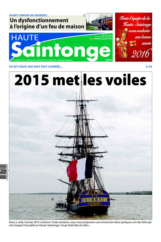 Haute Saintonge 01 janvier 2016 Haute Saintonge du 01 janvier 2016 à télécharger sur iPad
