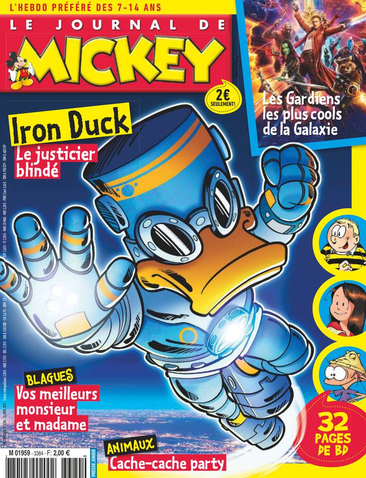 Le Journal de Mickey 26 avril 2017 Le Journal de Mickey N°3384 du 26 avril 2017 à télécharger sur iPad